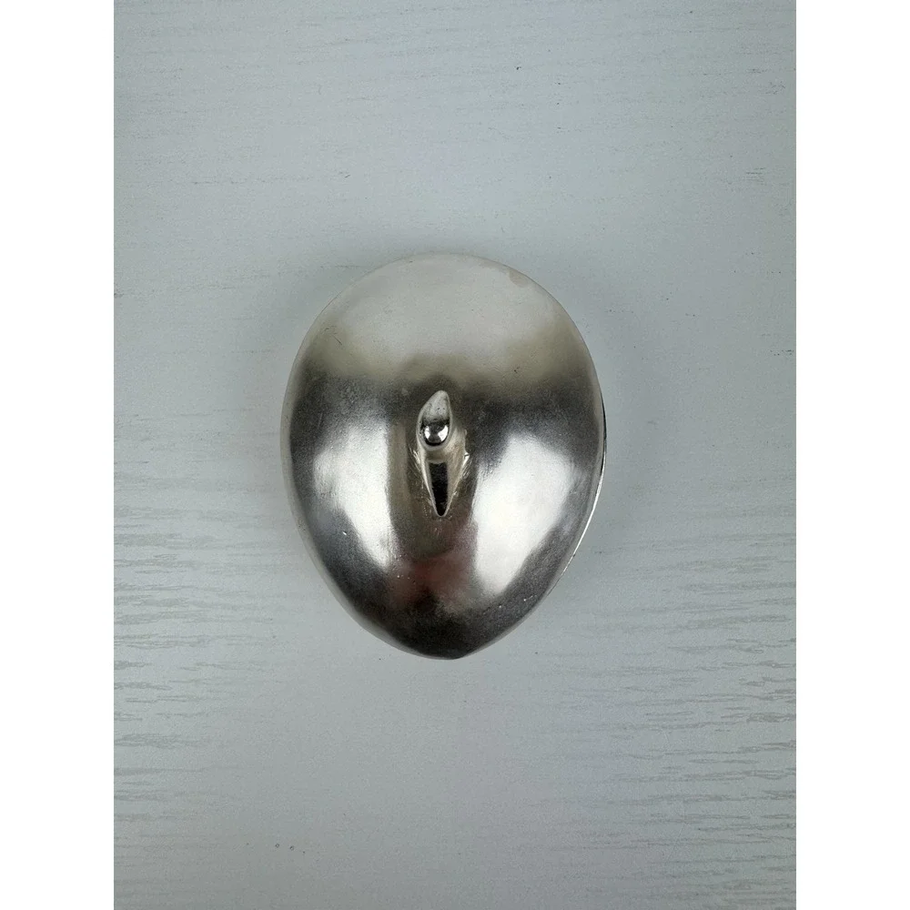 DEMDACO Wishnest Bird Egg Nest Trinket Box Hand Sculpted Mothers Day Gift Silver
